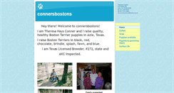 Desktop Screenshot of connersbostons.com